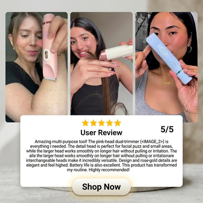 Double-headed Electric Shaver Women's Body Hair Removal Device