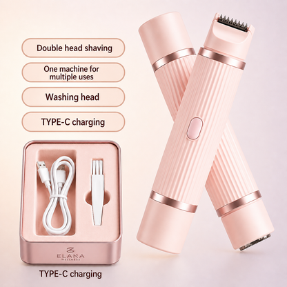 Double-headed Electric Shaver Women's Body Hair Removal Device
